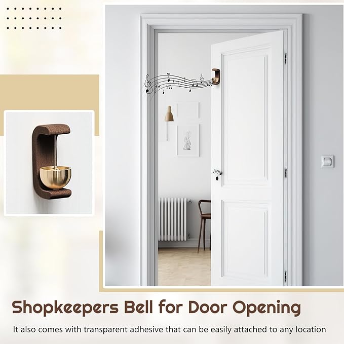 C-Shaped™ Wooden Magnetic & Door Bell