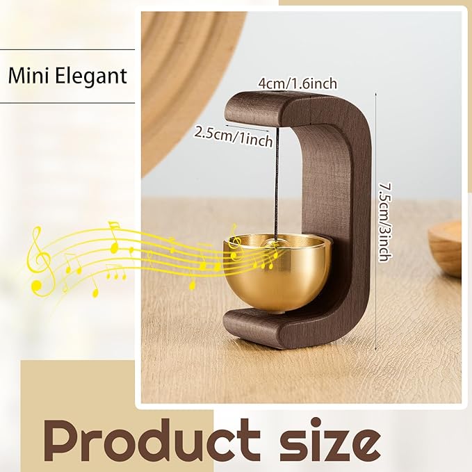 C-Shaped™ Wooden Magnetic & Door Bell